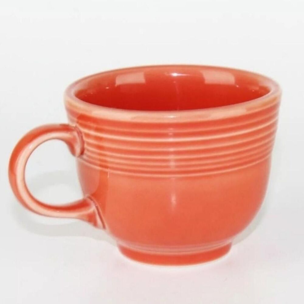 American-vintage Orange and Pink Dinnerware